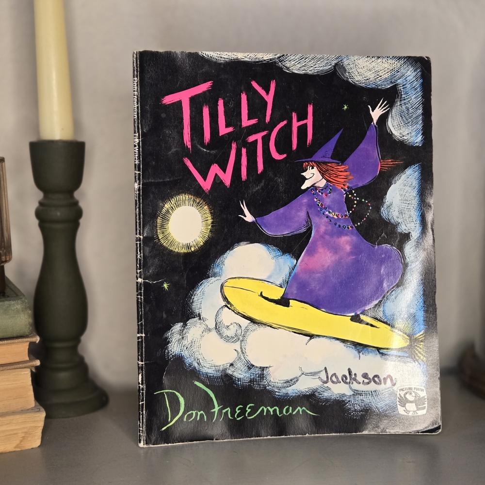 Tilly Witch Book by - Black and Purple Cover